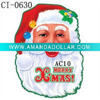 santa christmas window sticker