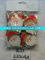 Wholesale Arts craft decorative wood christmas tree ornament