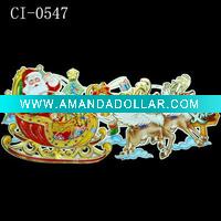 Wholesale Santa christmas window sticker