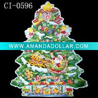 Wholesale christmas tree window sticker