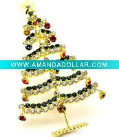 Wholesale 2011 New Christmas Tree shaped Pendant charm