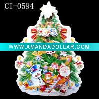christmas tree window sticker