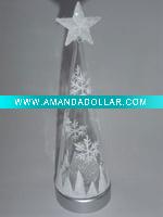 Wholesale Led Christmas glass tree decoration