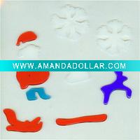 Wholesale magic window gel stickers for X'mas series(LD-B2429)