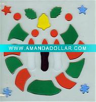 Wholesale window gel stickers for X'mas series; (LD-B2046)