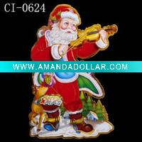 Wholesale santa hristmas window sticker