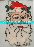 Wholesale santa window sticker ornament