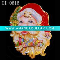 Wholesale santa hristmas window sticker