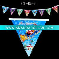 christmas banner sticker