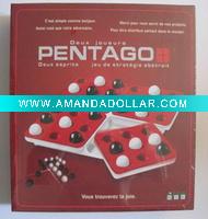 Board game, French PENTAGO game