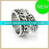 black titanium ring for men