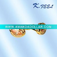 Wholesale Shining Jewellery Golden cufflink