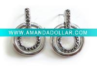 PE140314 Round Cloth Earring