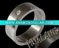 Titanium diamond jewelry