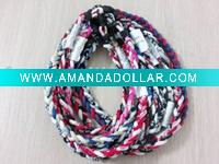 Wholesale Assorted titanium braided necklace for baseball
