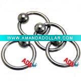 Wholesale Stainless steel jewelry/ titanium piercing jewelry