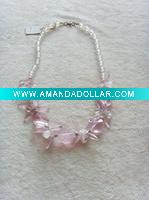 Wholesale crystal necklace top fashion necklace newest necklace hand-made nceklace