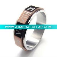 Wholesale Coffee modern titanium rings