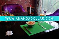 Wholesale hotel/resaurant/household pvc woven dining table mat/dinner placemat