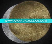 gold placemat/table mat/place mat