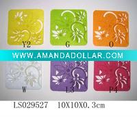 Wholesale Craft art easter laser coaster placemat felt table decoration