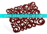 Wholesale Royal Felt Placemat Red