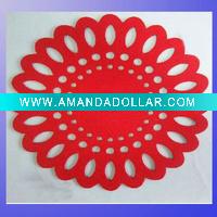 beautiful wool felt placemat