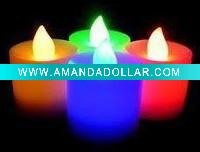 Wholesale 12 Magic Electronic LED Candle Change Color Flicker