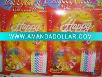 Happy brithday candles