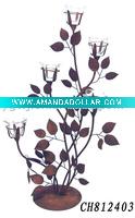Wholesale Metal Candle Holder With Glass