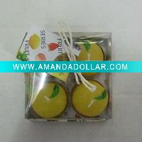 New designed decorative orange candle
