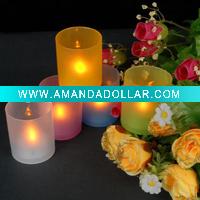 LED flamless tea light
