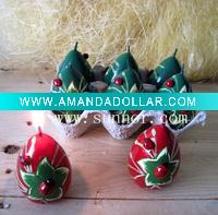 egg shaped candles