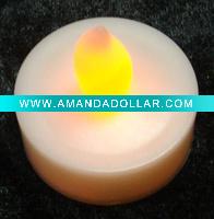 Wholesale Nice LED flashing candle with yellow color