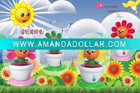 Wholesale solar toy flip flap solar flower