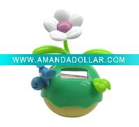Wholesale moving solar flower solar luck flower