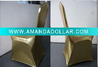 Wholesale Vogue Gold Spandex Chair Covers