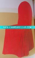 Wholesale damask chair cover with pleat