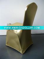 Wholesale luxury!!! Bronzing gold chair cover,lycra chair cover,shiny