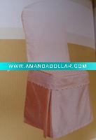 Wholesale damask chair cover with pleat