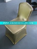 Wholesale luxury!!! Bronzing gold chair cover,lycra chair cover,shiny