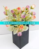 Wholesale wedding decoration craft silk flower heads
