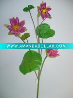 Wholesale 53" hand made artifical silk lotus flower