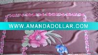 Wholesale Flower Printed Square Silk Scarf
