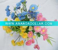 artificial bamboo mum silk flower