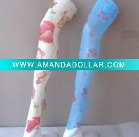 Wholesale sexy ladies silk pantyhose/flower pattern slik pantyhose/white pattern pantyhose