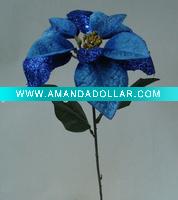 Wholesale XA0024 single christmas silk flower