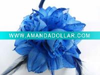 Wholesale feather silk flower FLW0031