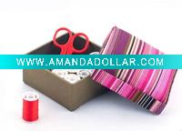 Wholesale souvenir gift silk flower household sewing Kit
