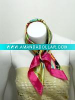 Wholesale Fashion flower silk scarf